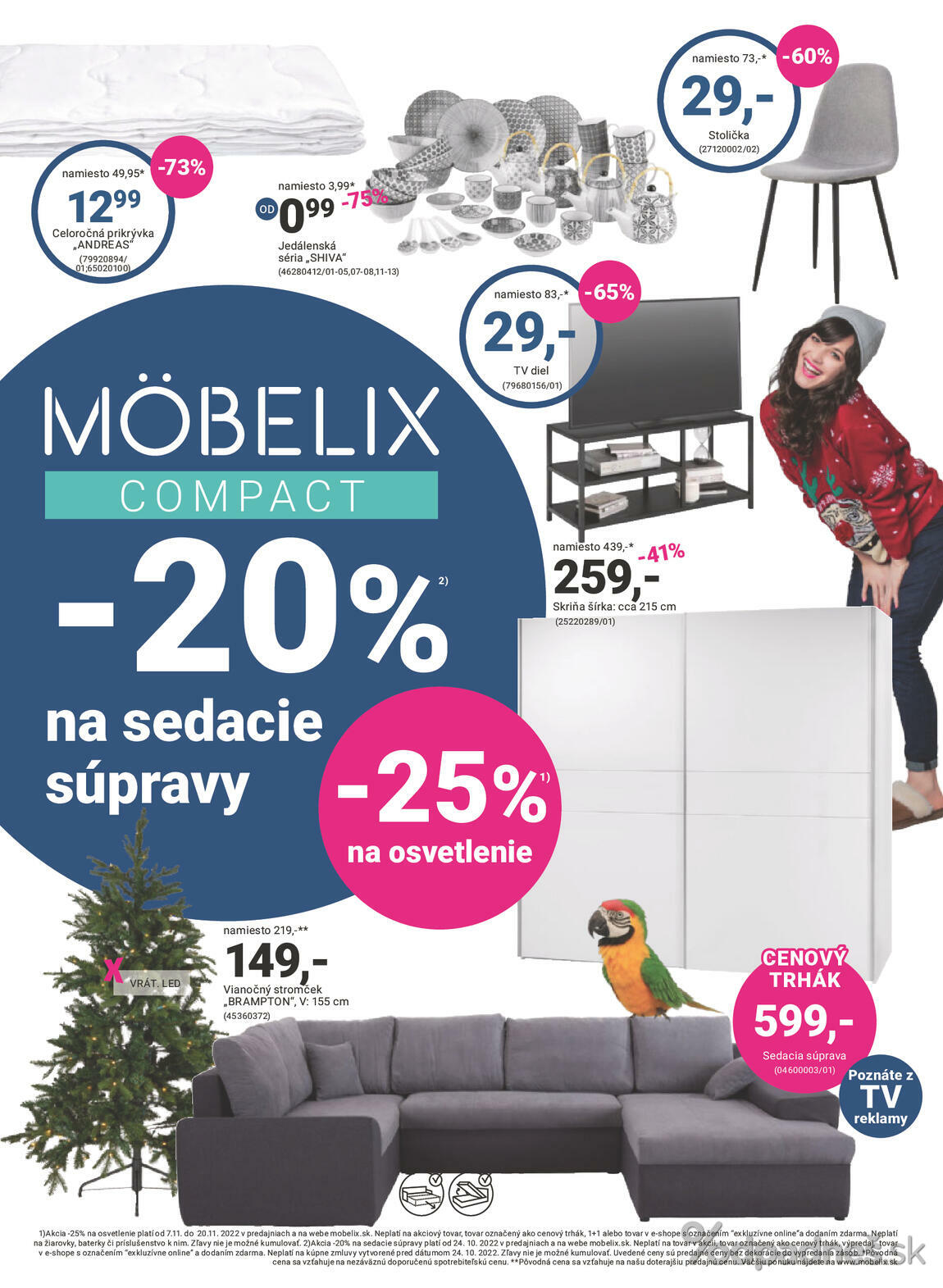 1. stránka Mobelix letáku