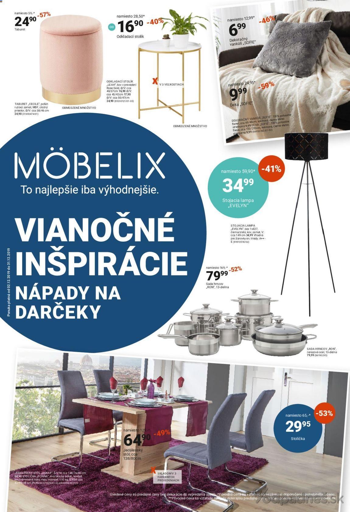 1. stránka Mobelix letáku