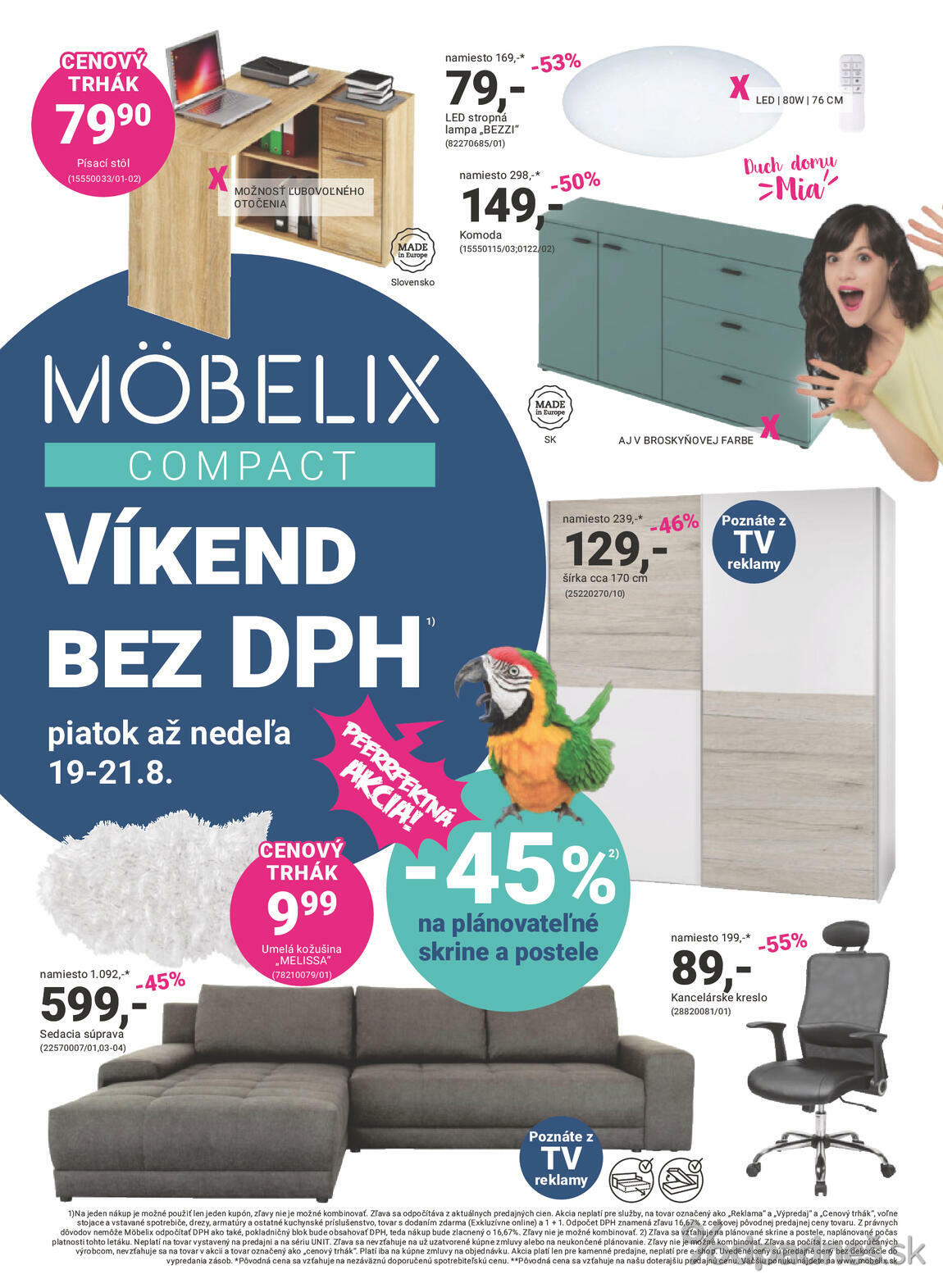 1. stránka Mobelix letáku