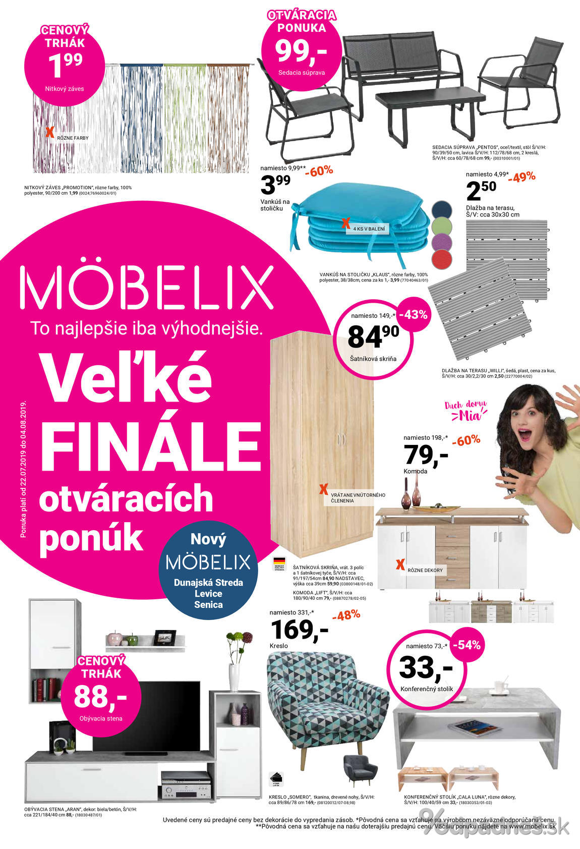 1. stránka Mobelix letáku