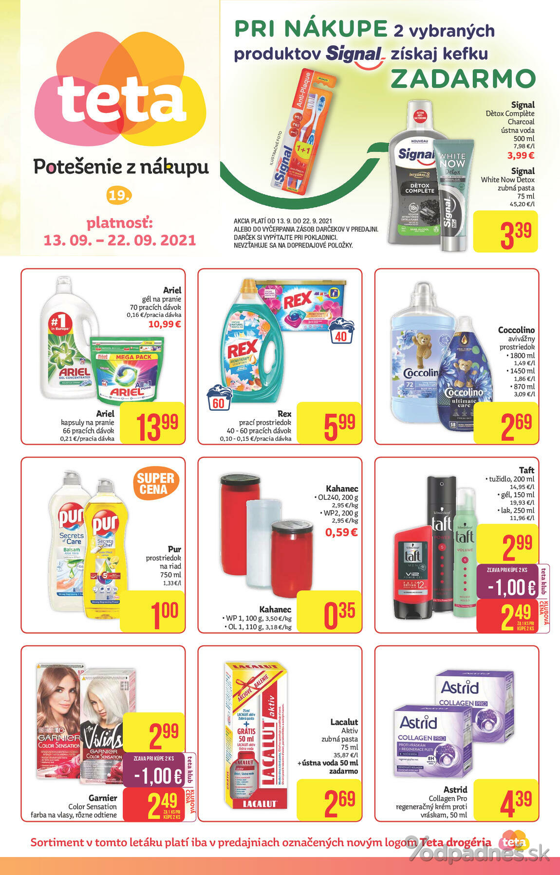 1. stránka Teta Drogerie letáku
