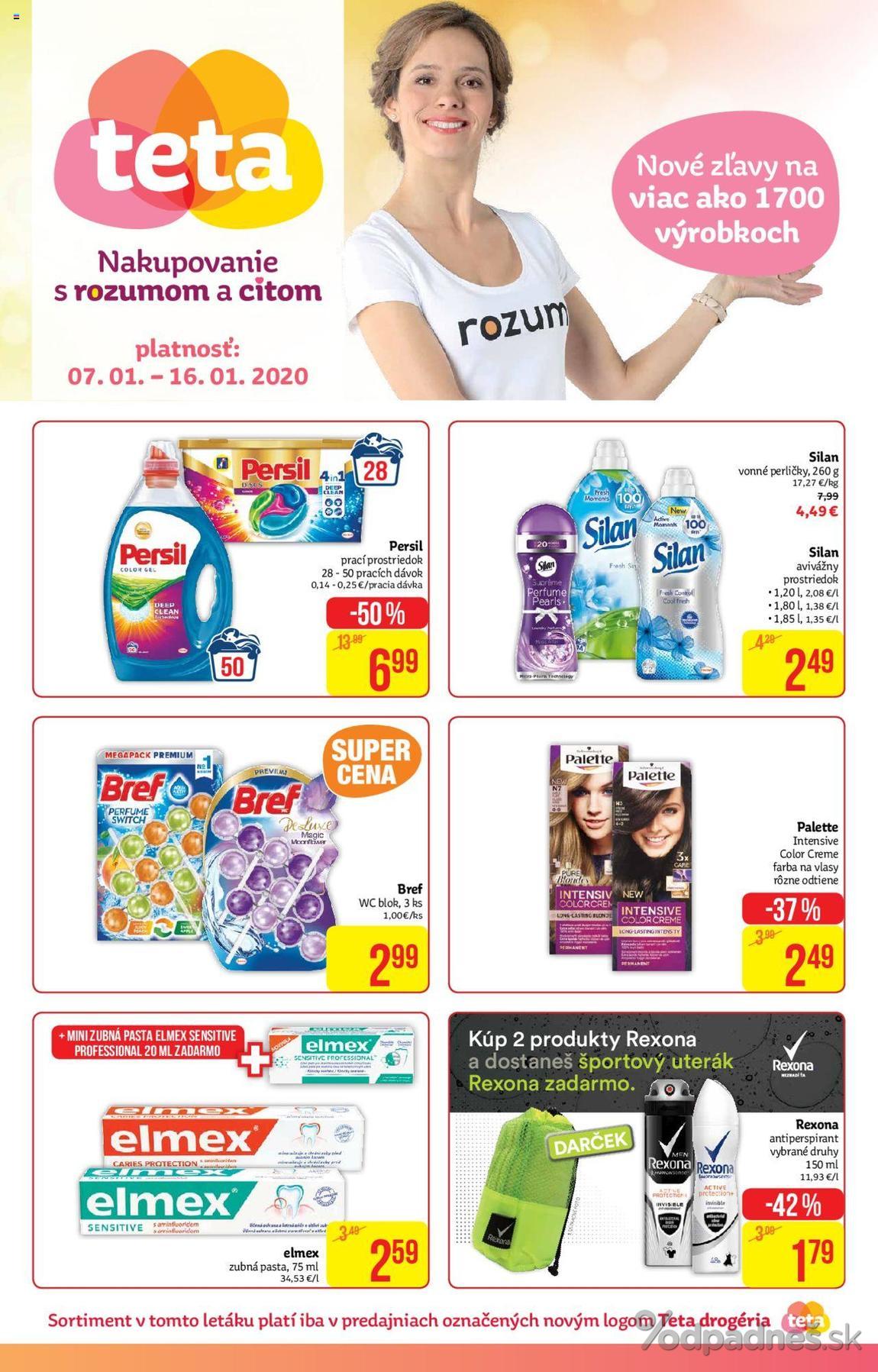 1. stránka Teta Drogerie letáku