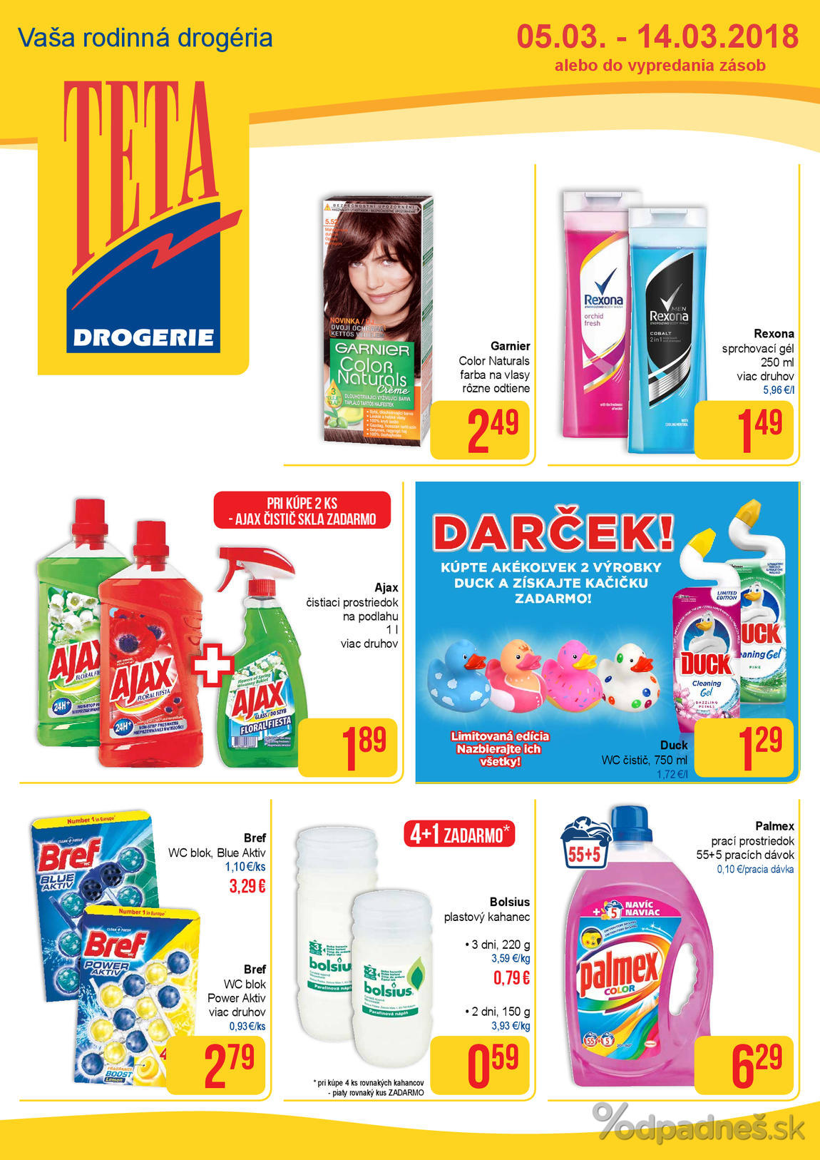 1. stránka Teta Drogerie letáku