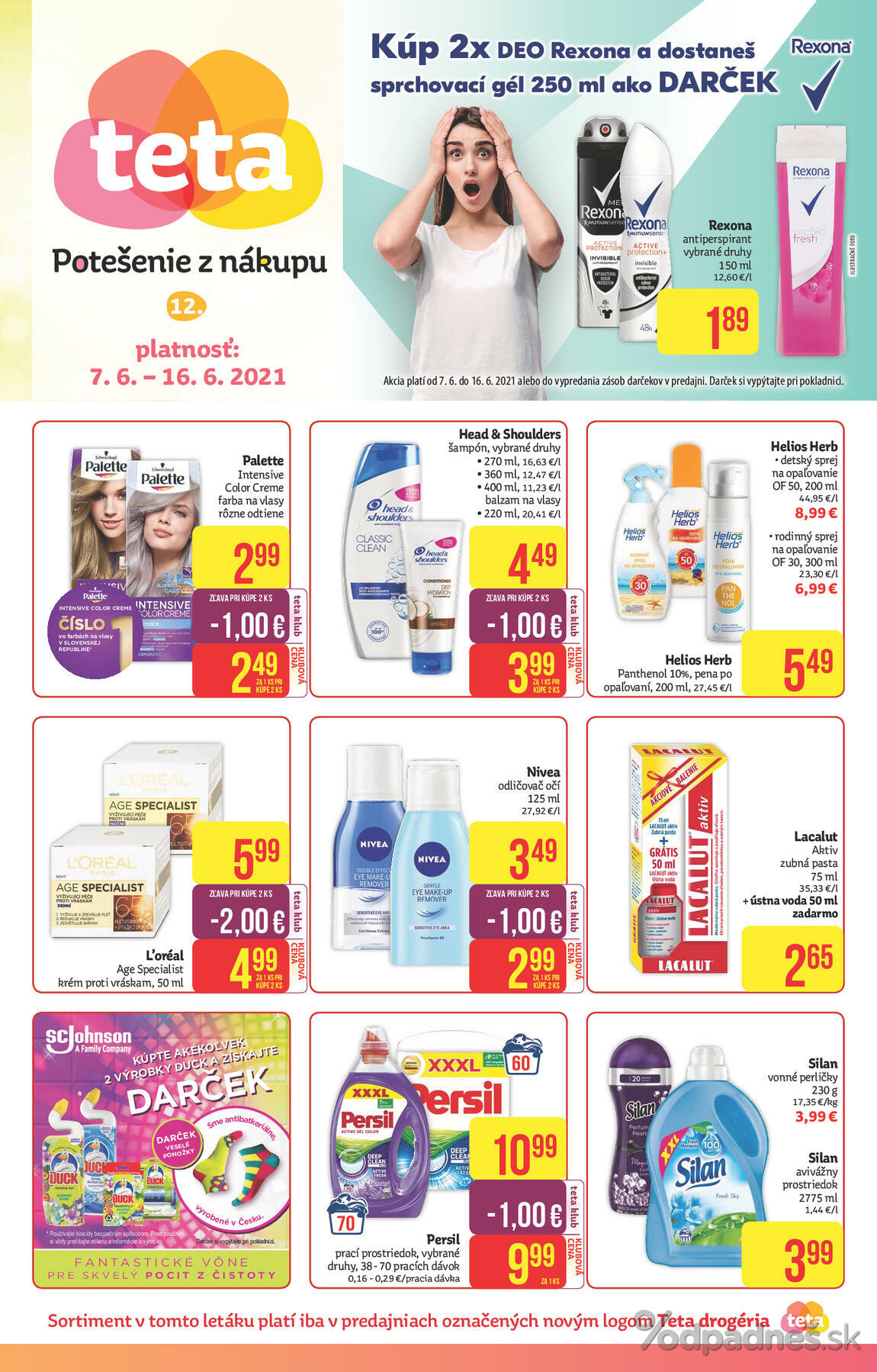 1. stránka Teta Drogerie letáku