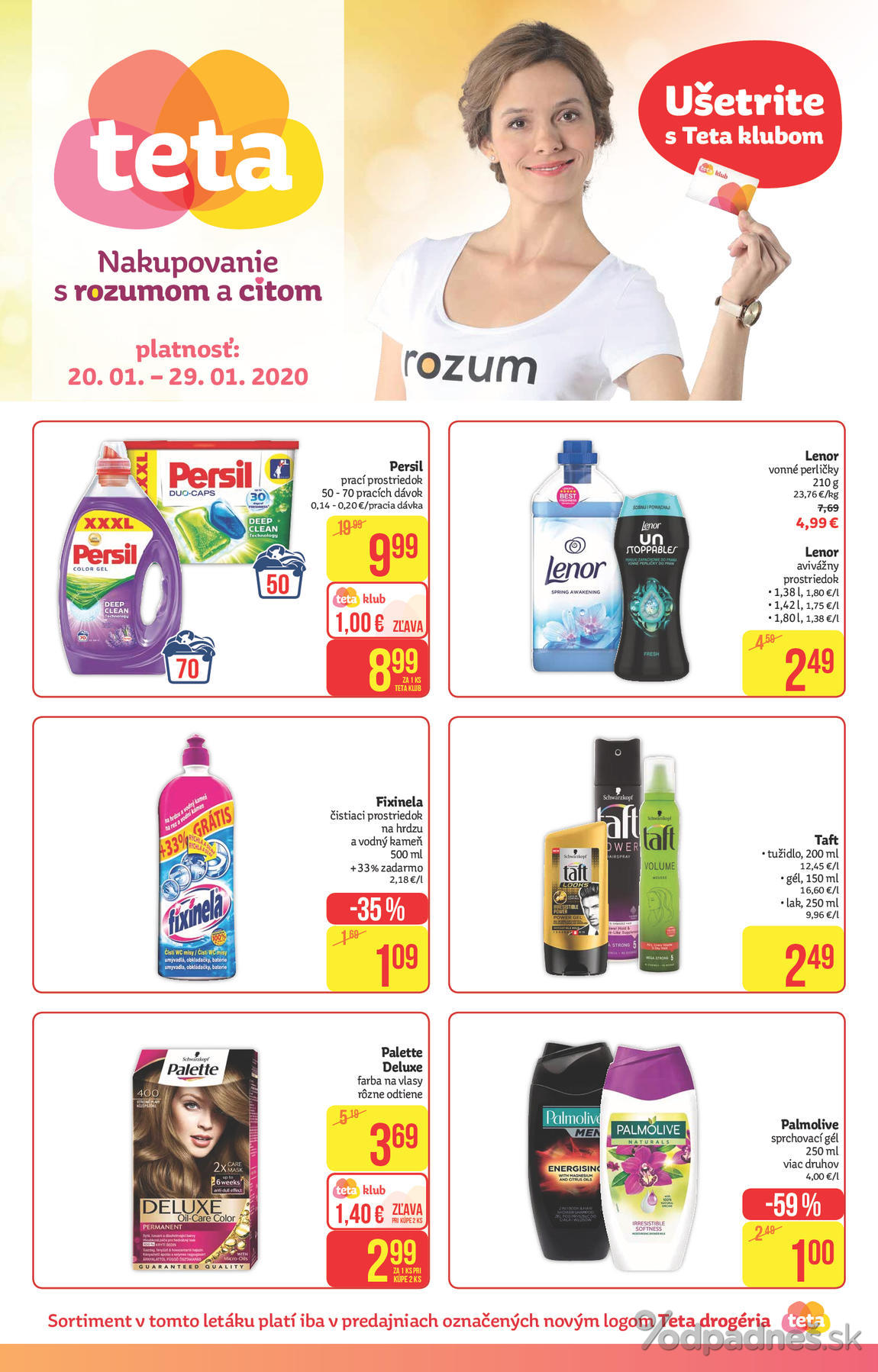 1. stránka Teta Drogerie letáku