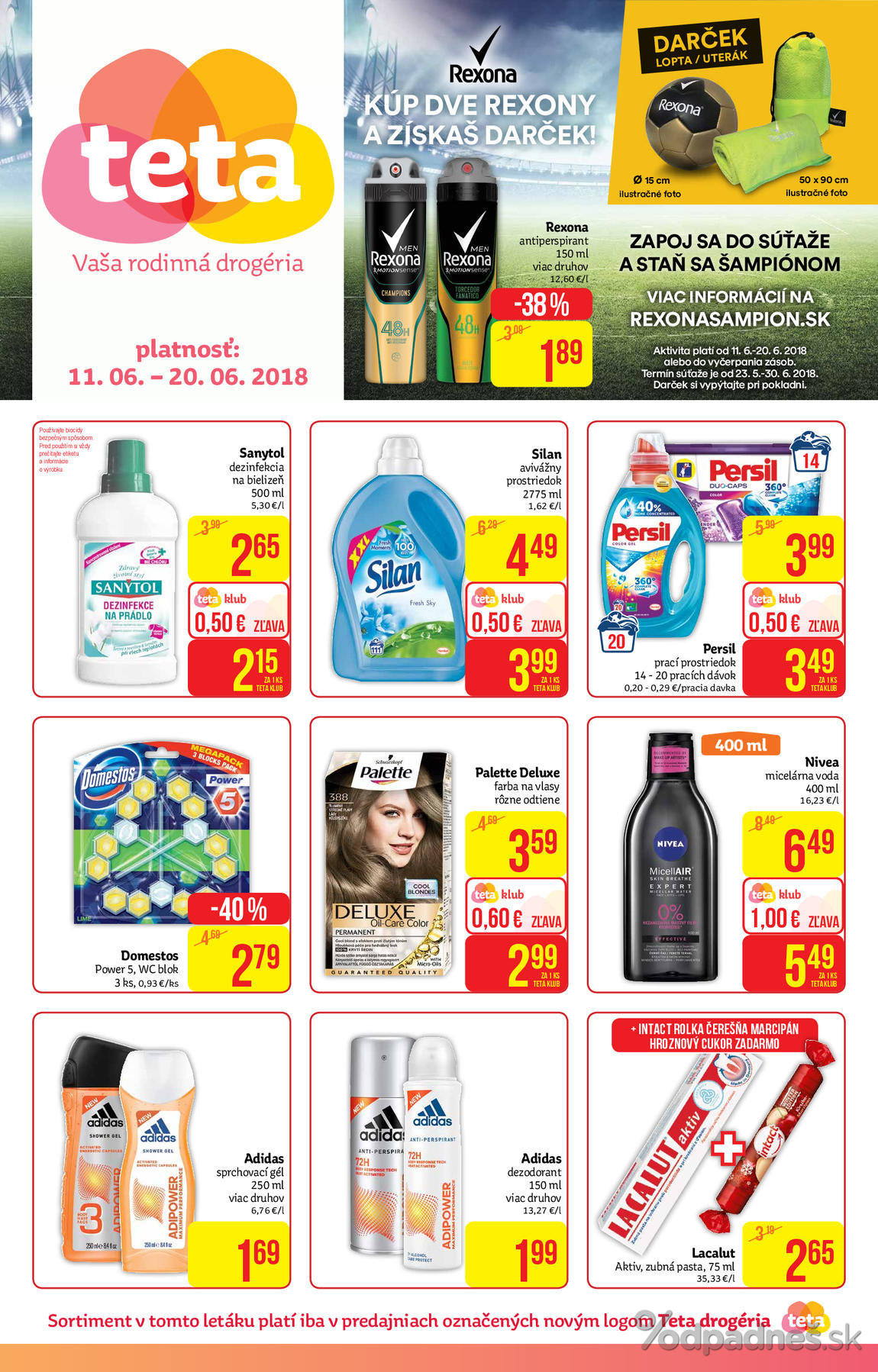 1. stránka Teta Drogerie letáku