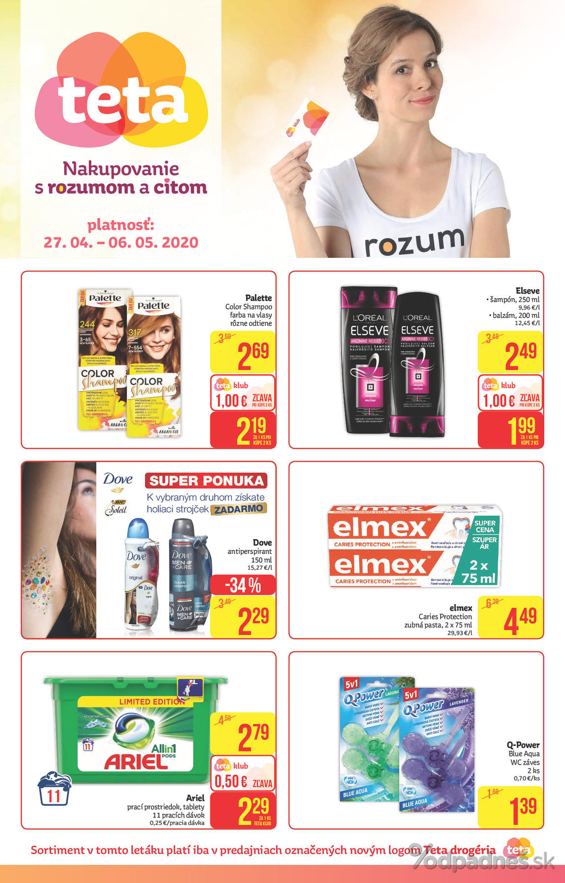 1. stránka Teta Drogerie letáku