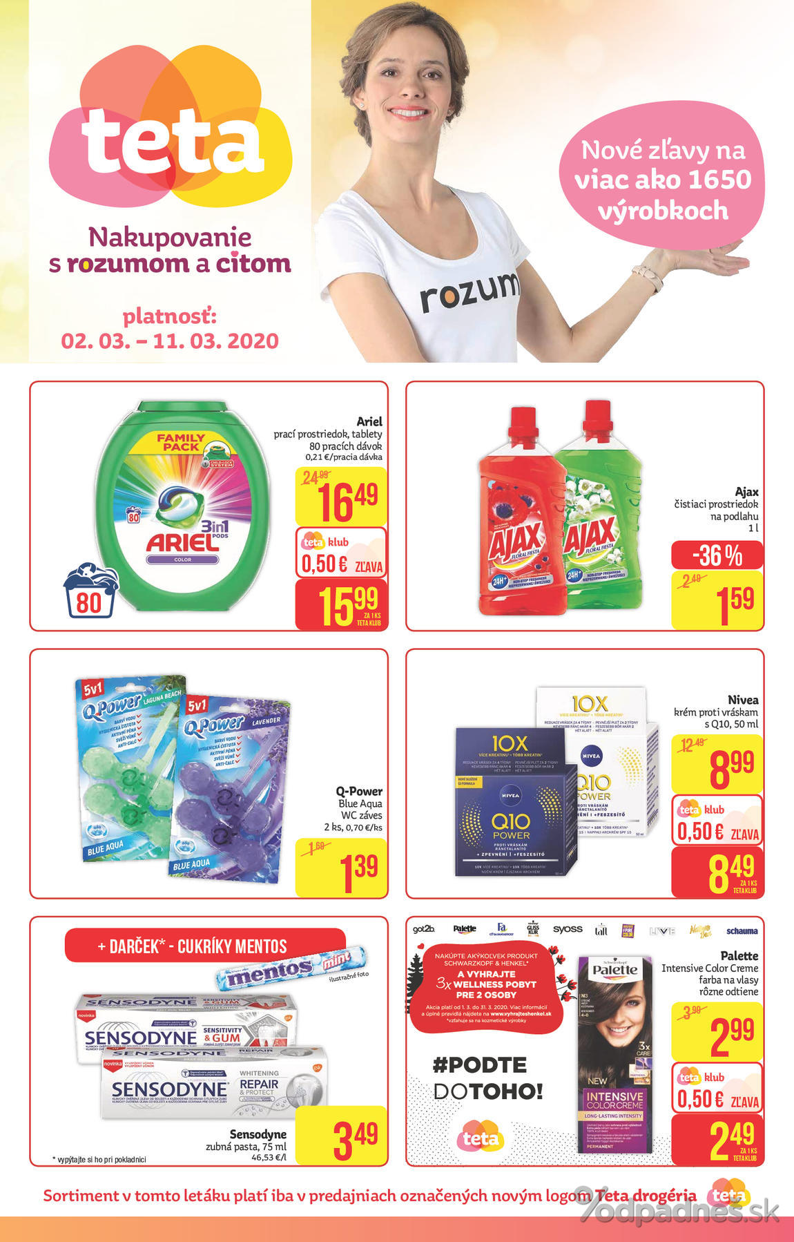 1. stránka Teta Drogerie letáku