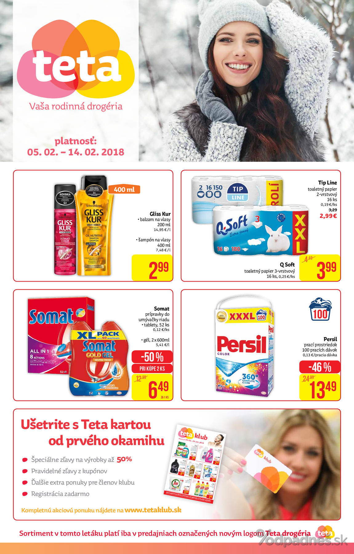 1. stránka Teta Drogerie letáku