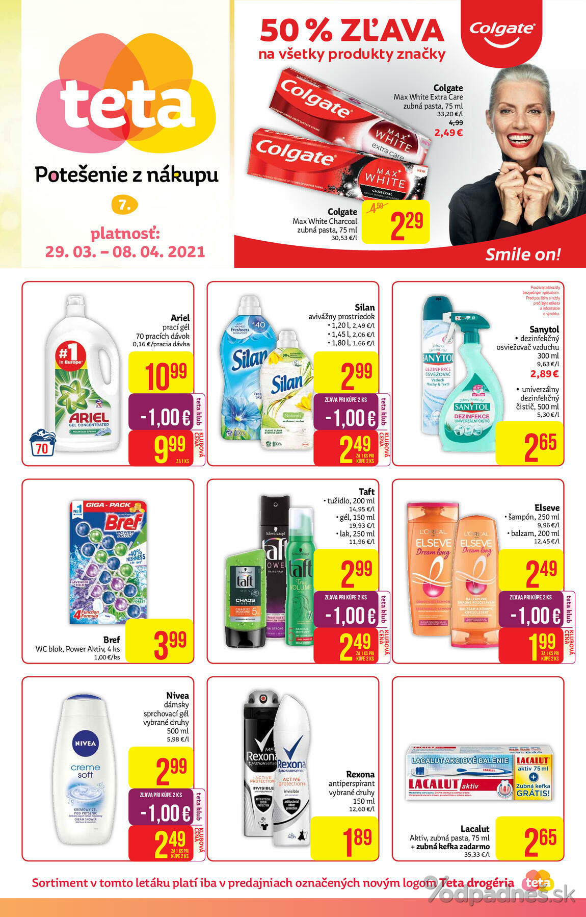 1. stránka Teta Drogerie letáku