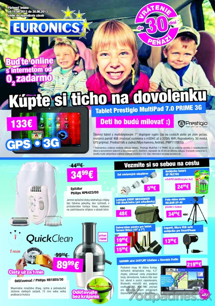 1. stránka Euronics letáku