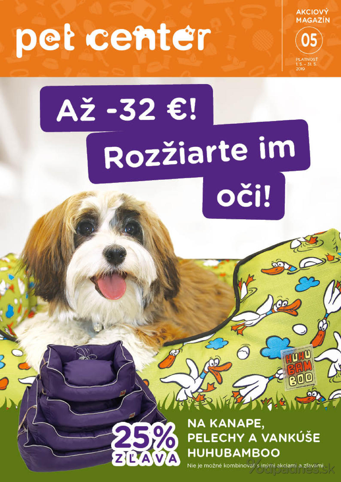 1. stránka Pet Center letáku