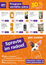 6. stránka Pet Center letáku