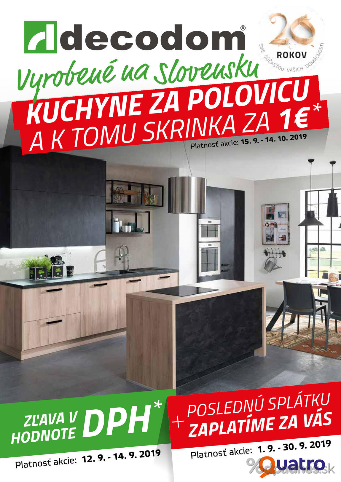 1. stránka Decodom letáku