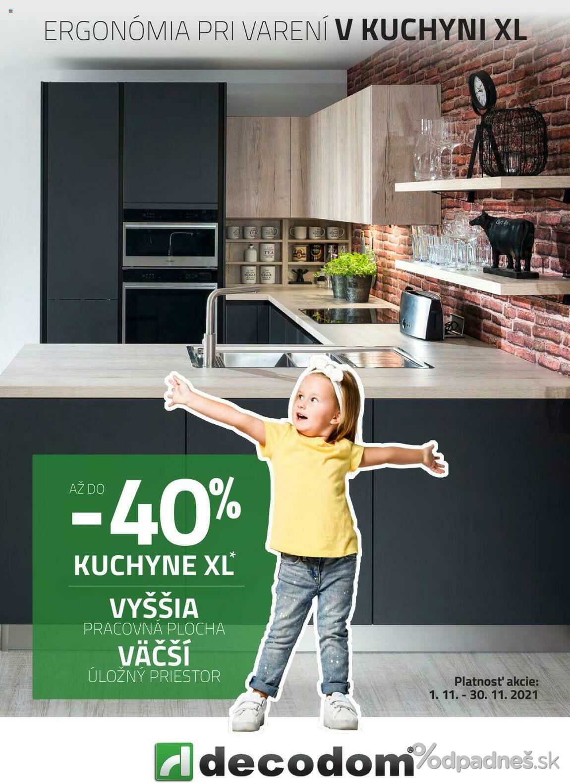 1. stránka Decodom letáku