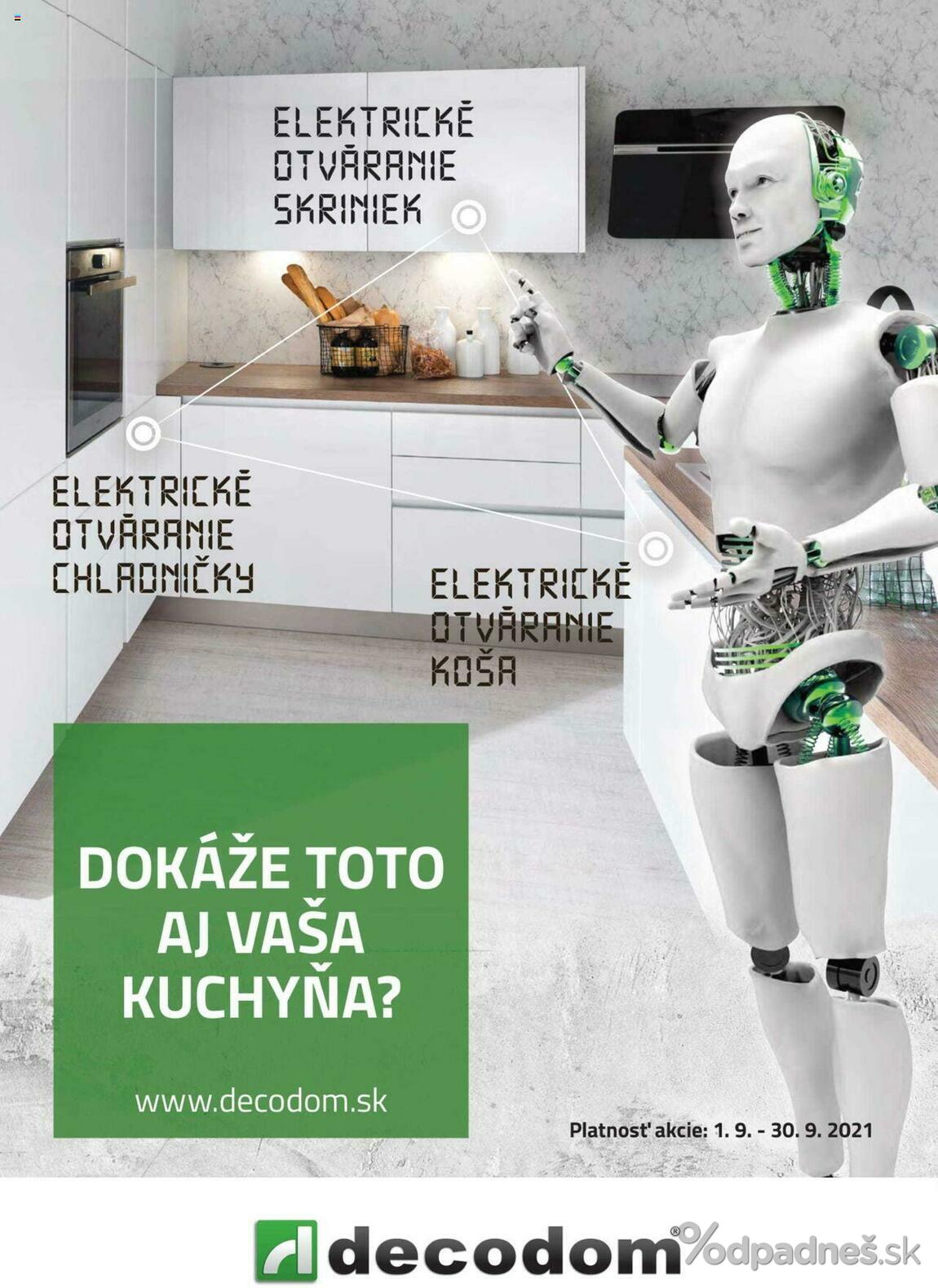 1. stránka Decodom letáku