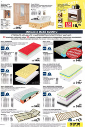 3. stránka Sconto nábytok letáku