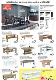 7. stránka Sconto nábytok letáku