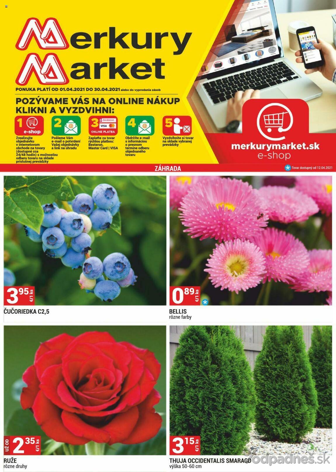 1. stránka Merkury Market letáku