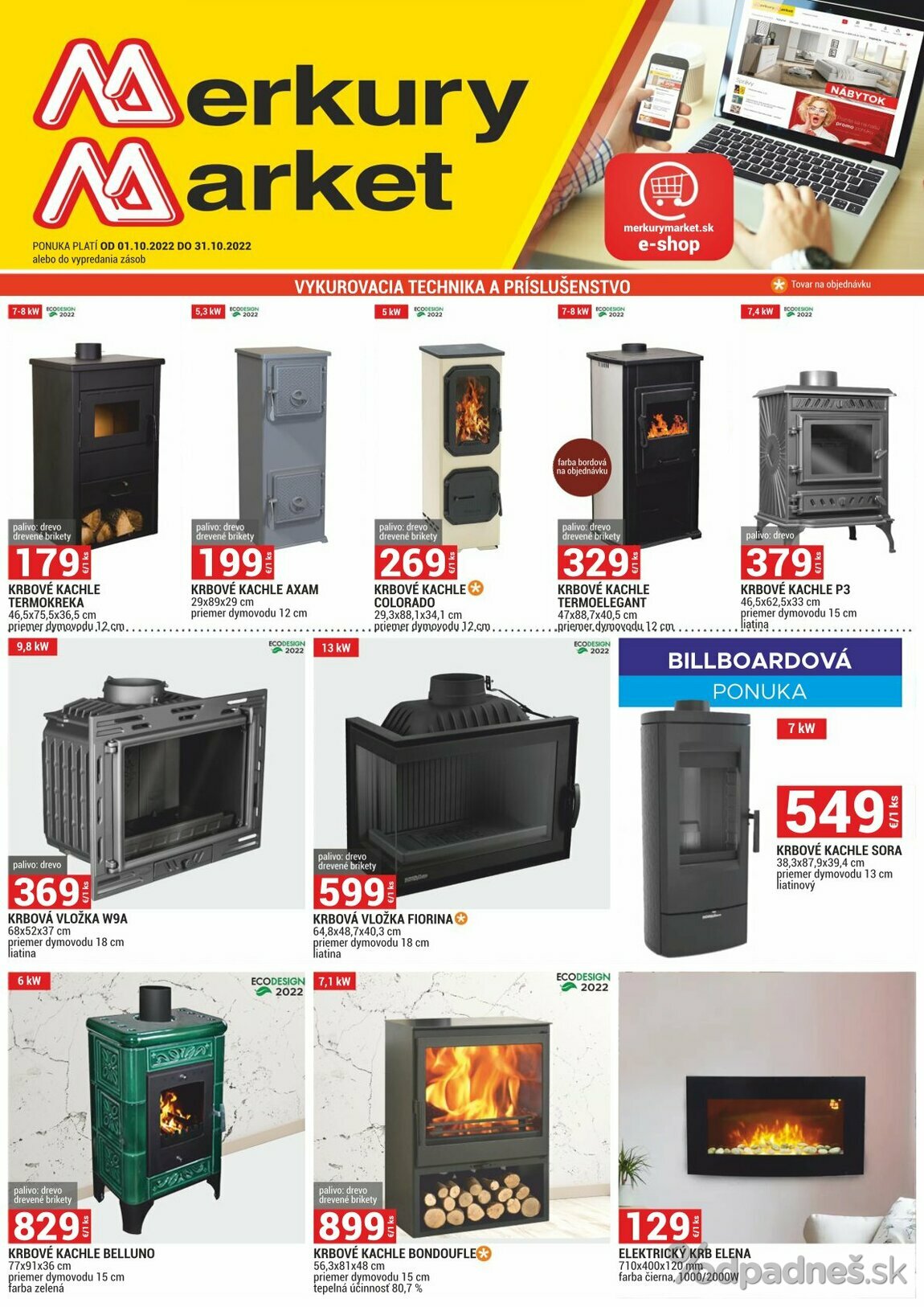 1. stránka Merkury Market letáku