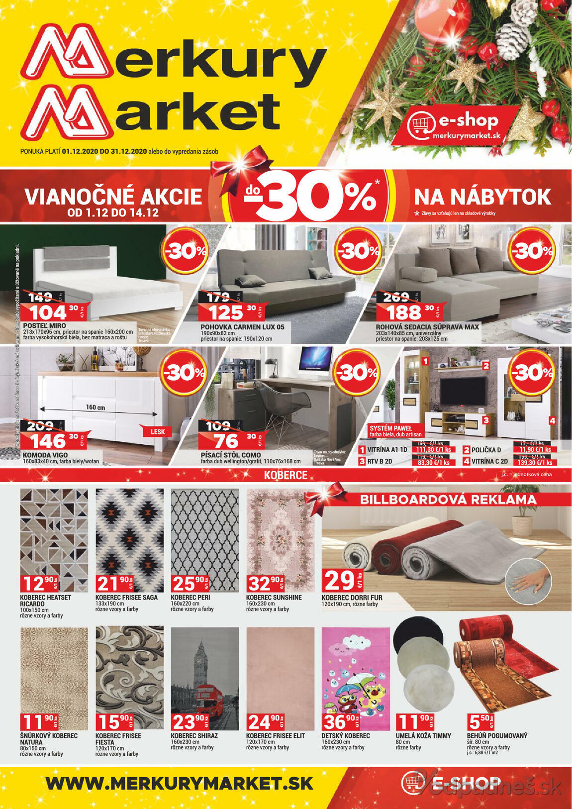 1. stránka Merkury Market letáku