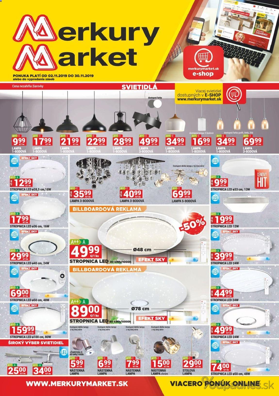 1. stránka Merkury Market letáku