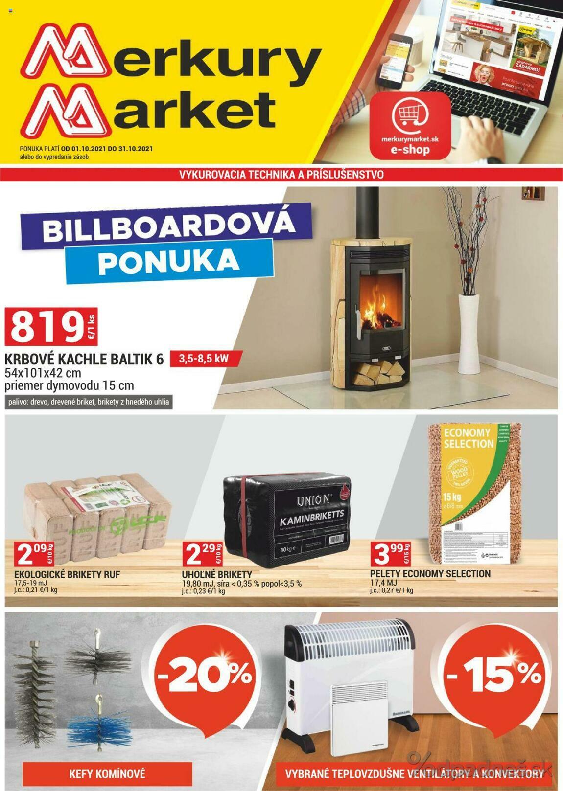 1. stránka Merkury Market letáku