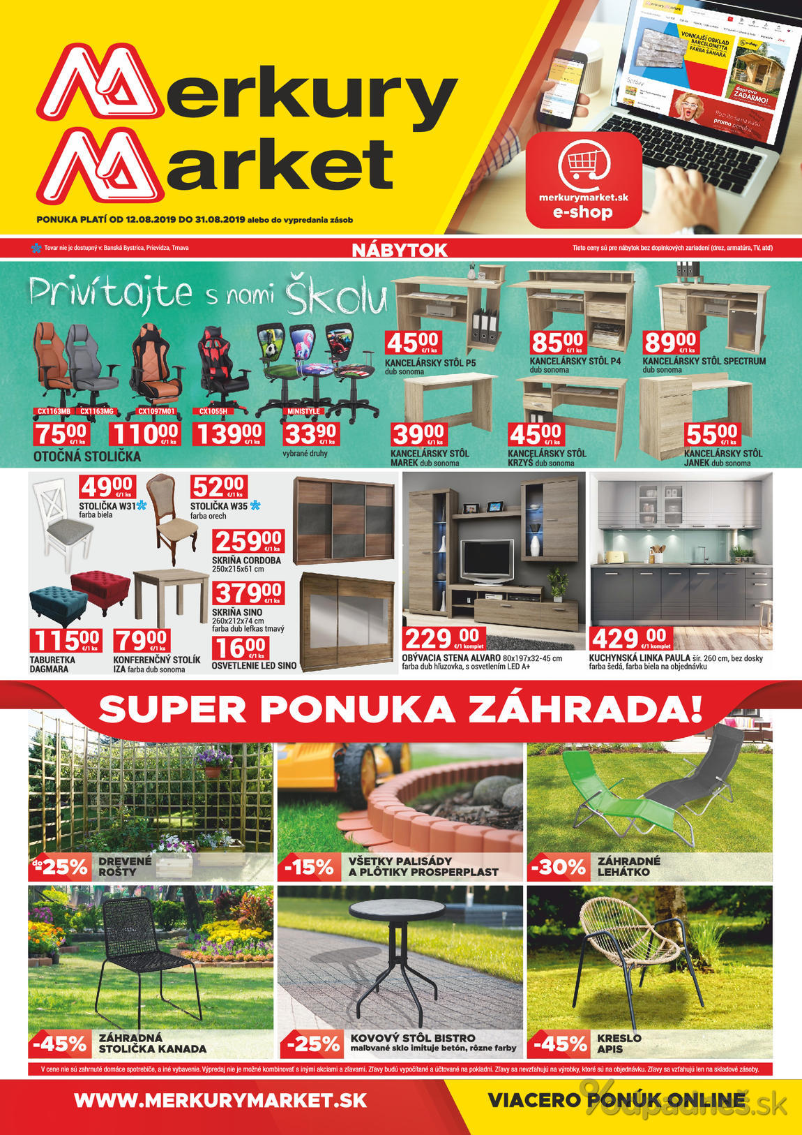 1. stránka Merkury Market letáku