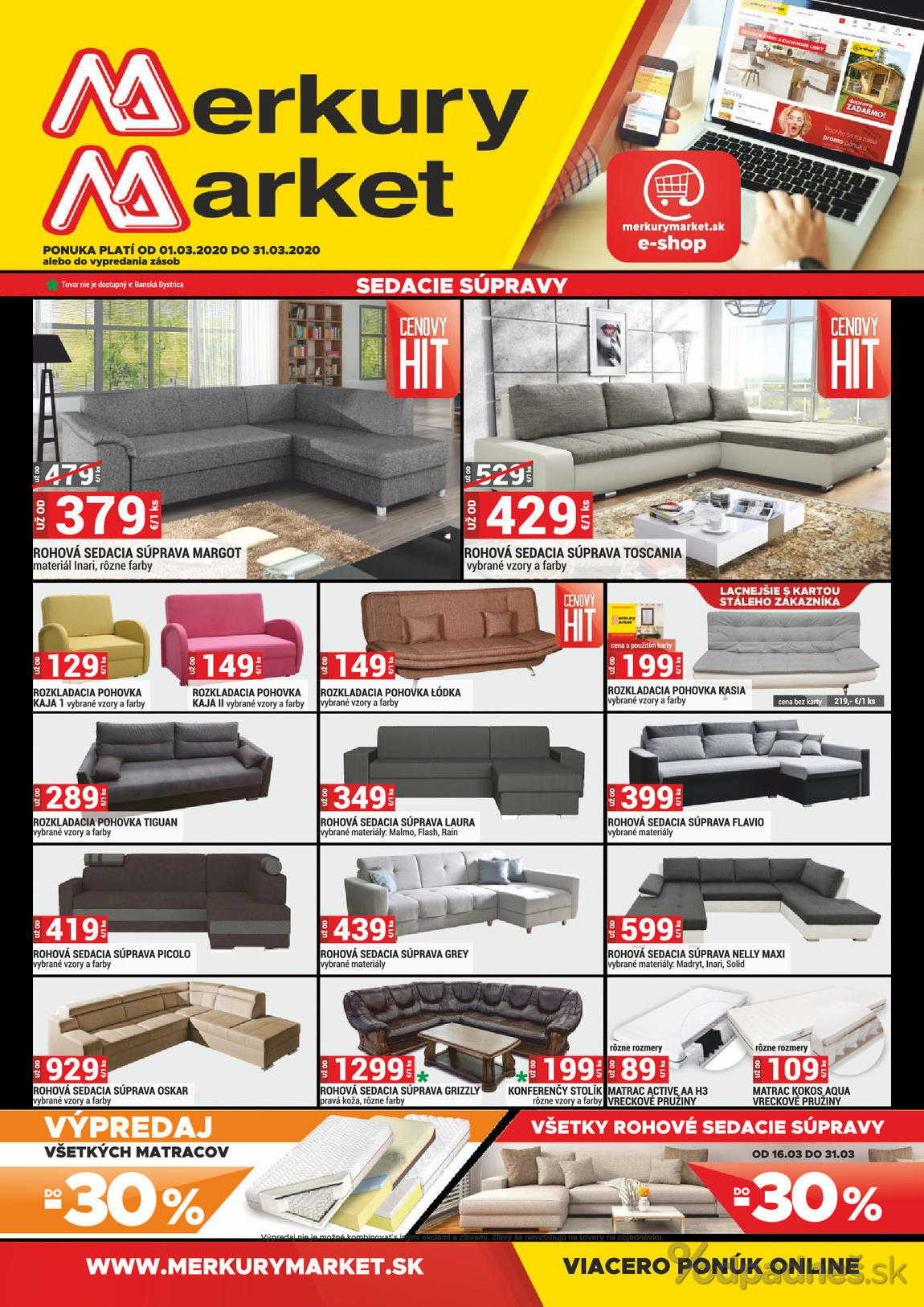1. stránka Merkury Market letáku