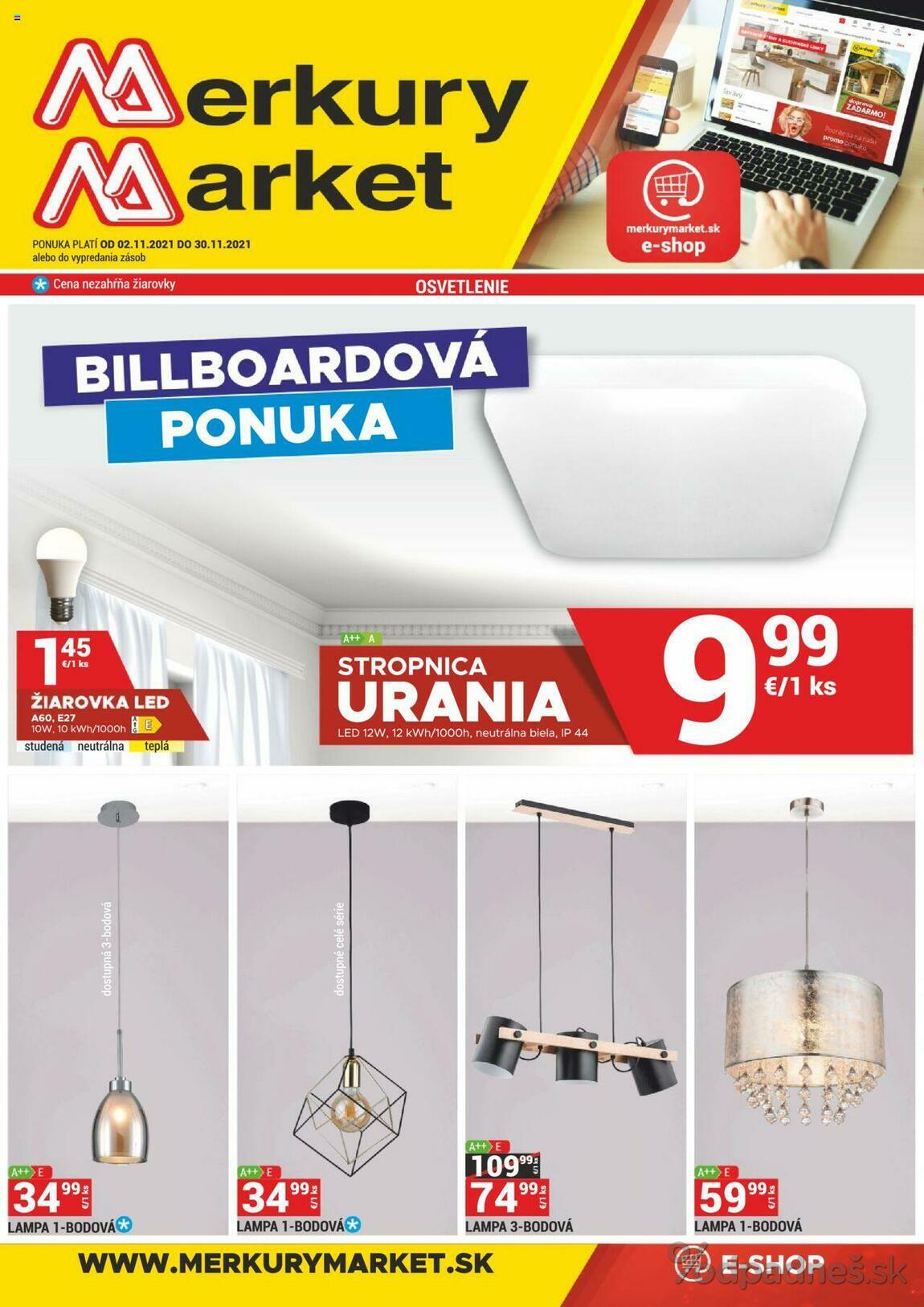 1. stránka Merkury Market letáku