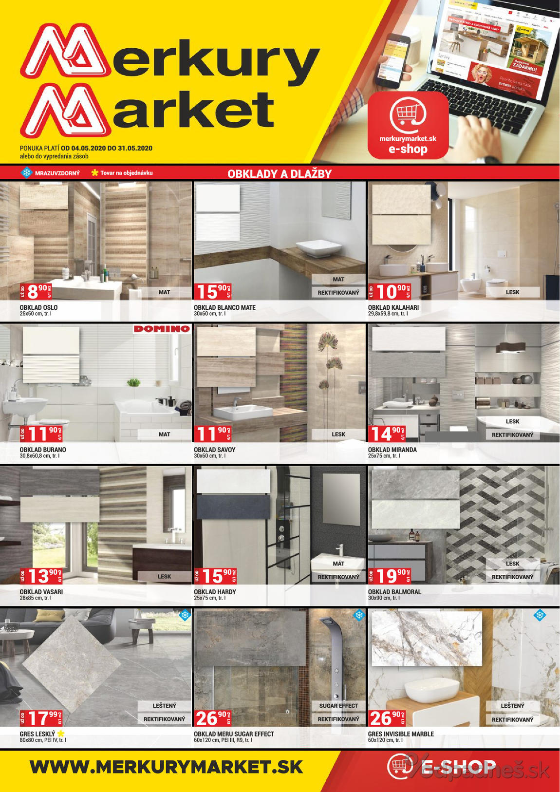 1. stránka Merkury Market letáku