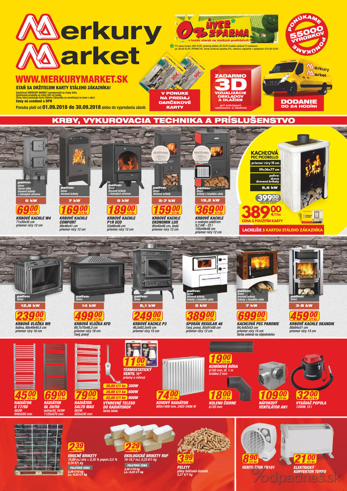 1. stránka Merkury Market letáku