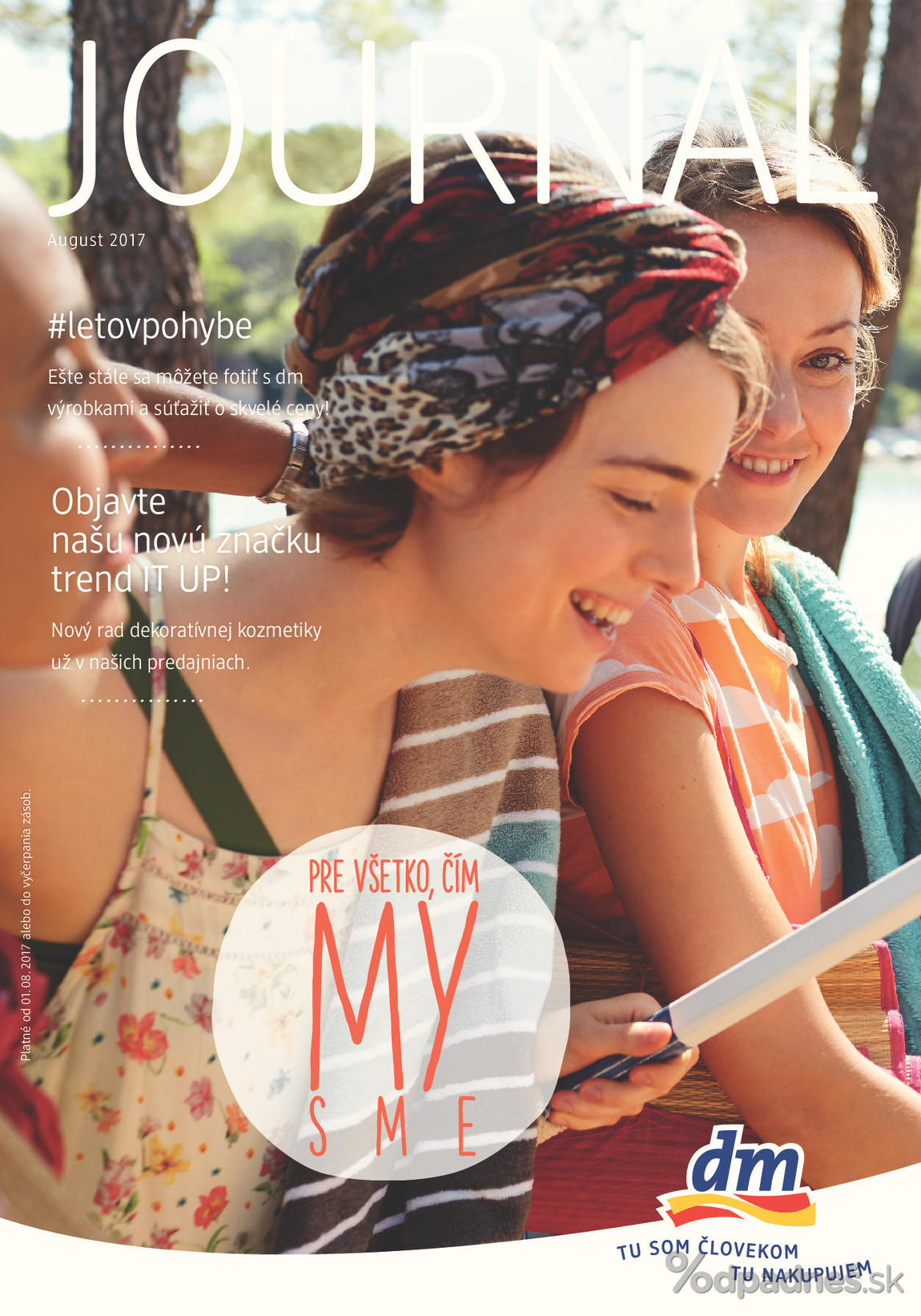 1. stránka dm drogerie markt letáku