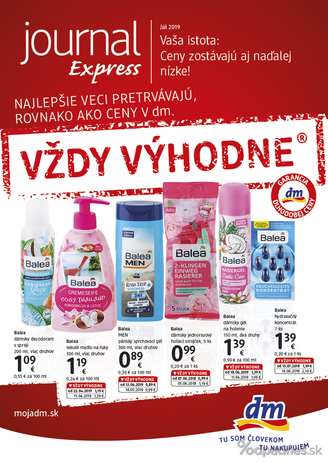 1. stránka dm drogerie markt letáku