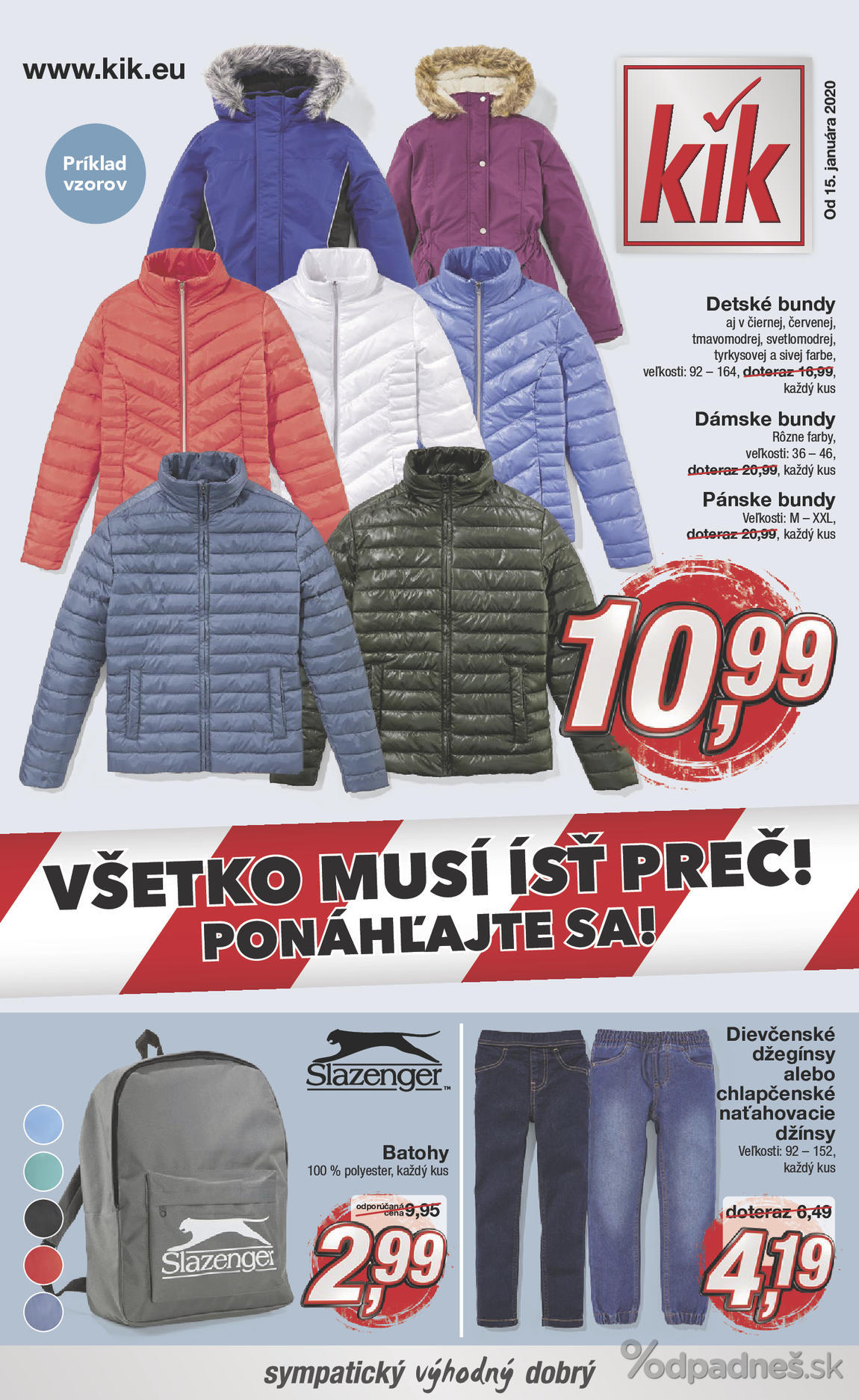 1. stránka KIK letáku