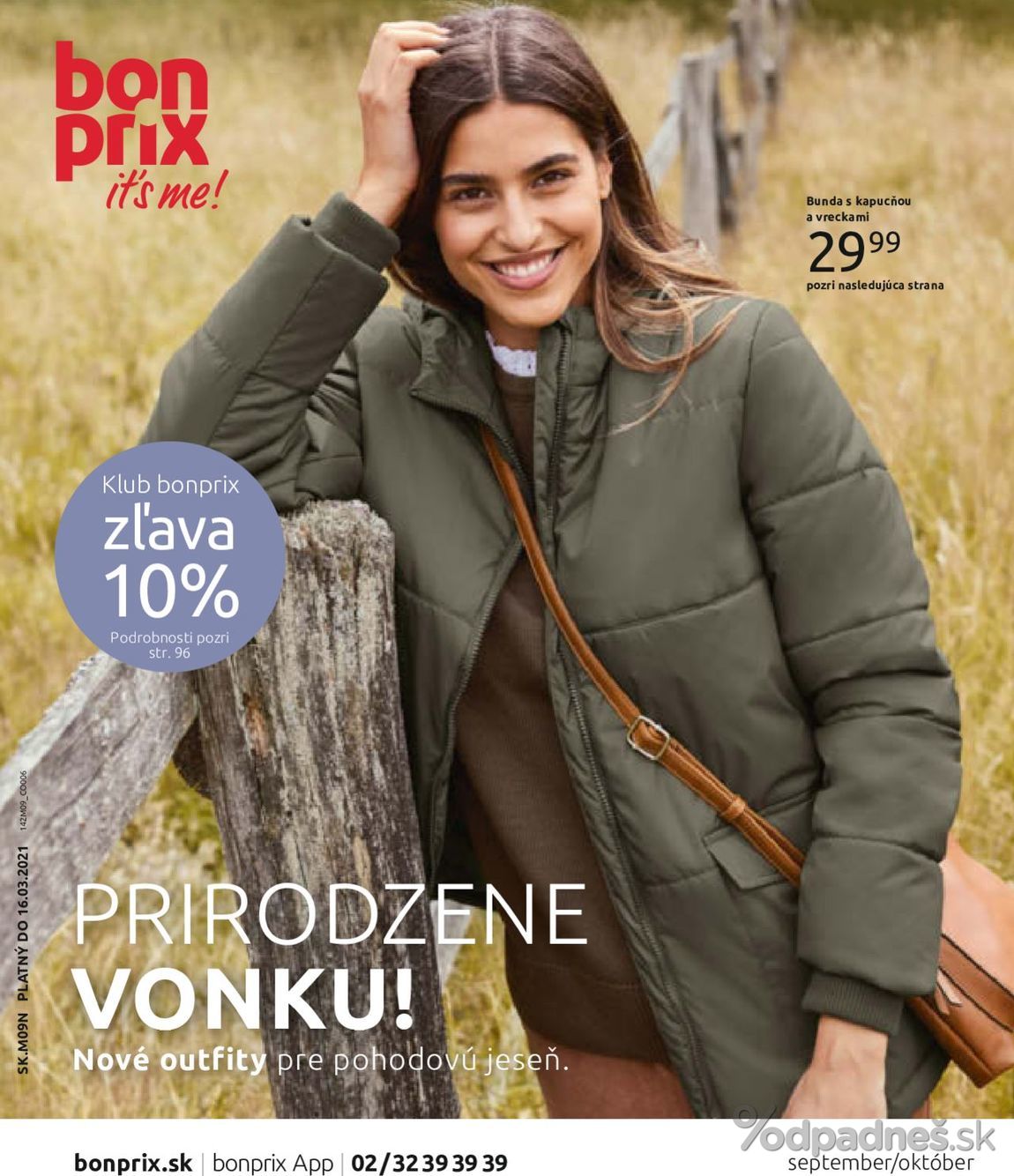 1. stránka Bonprix letáku