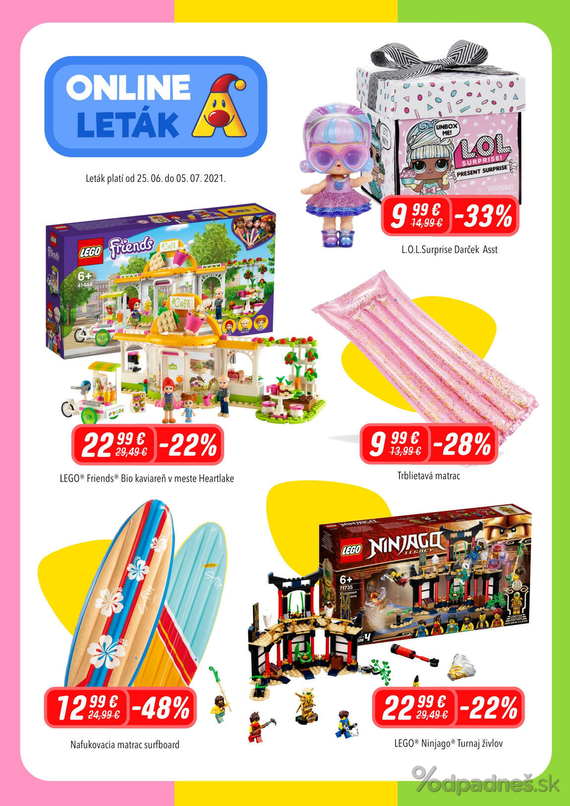 1. stránka Alltoys letáku