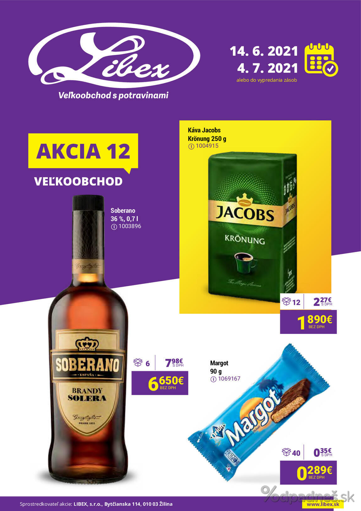 1. stránka Libex letáku