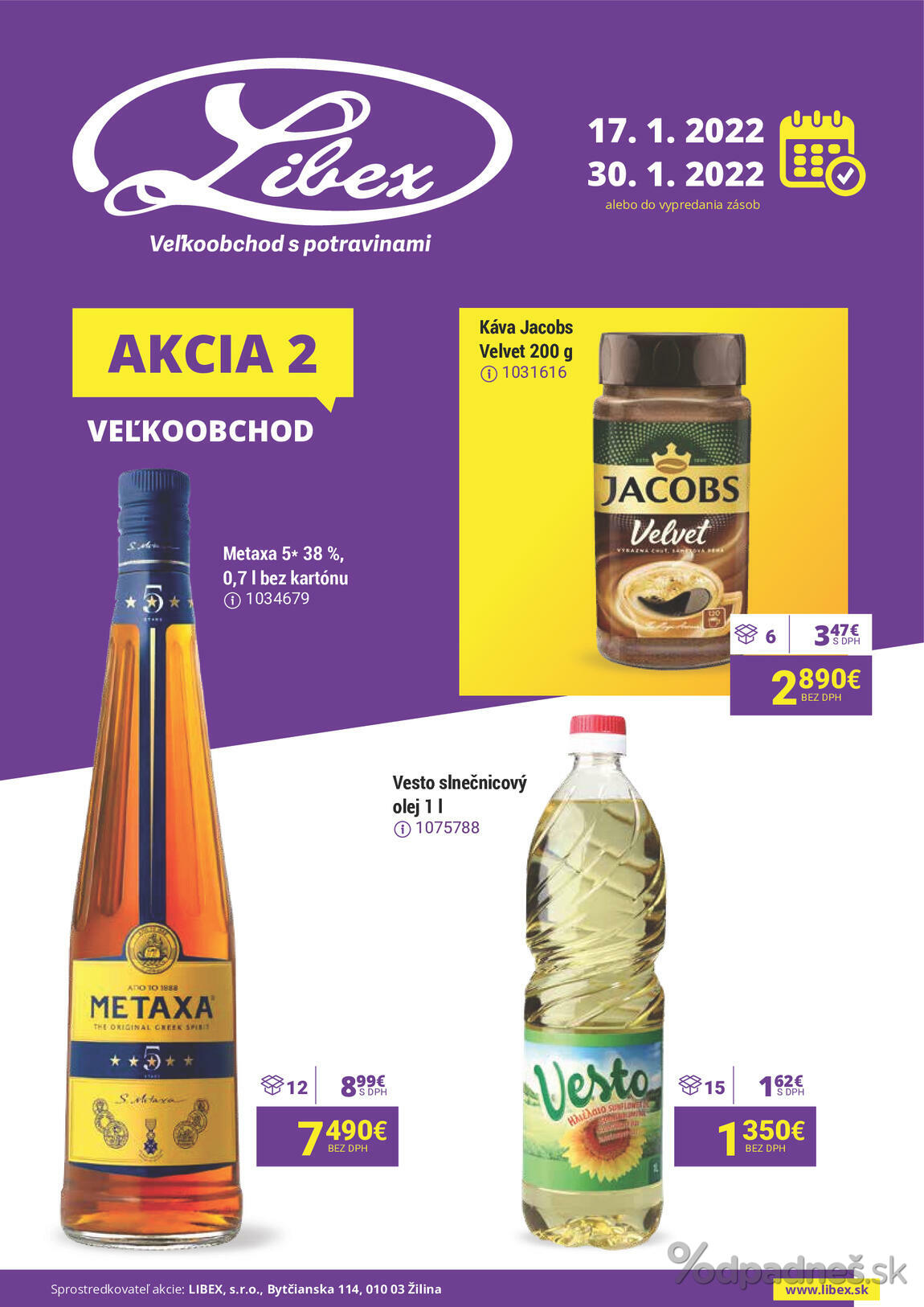 1. stránka Libex letáku