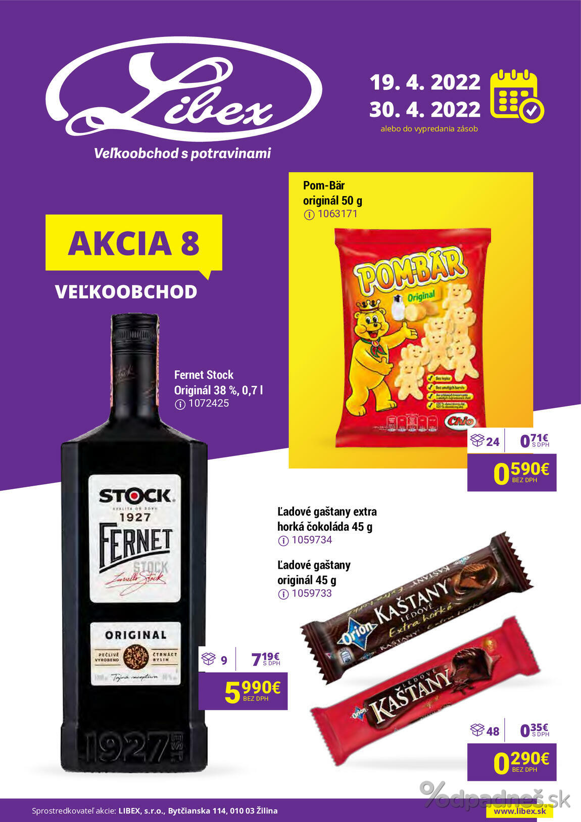 1. stránka Libex letáku