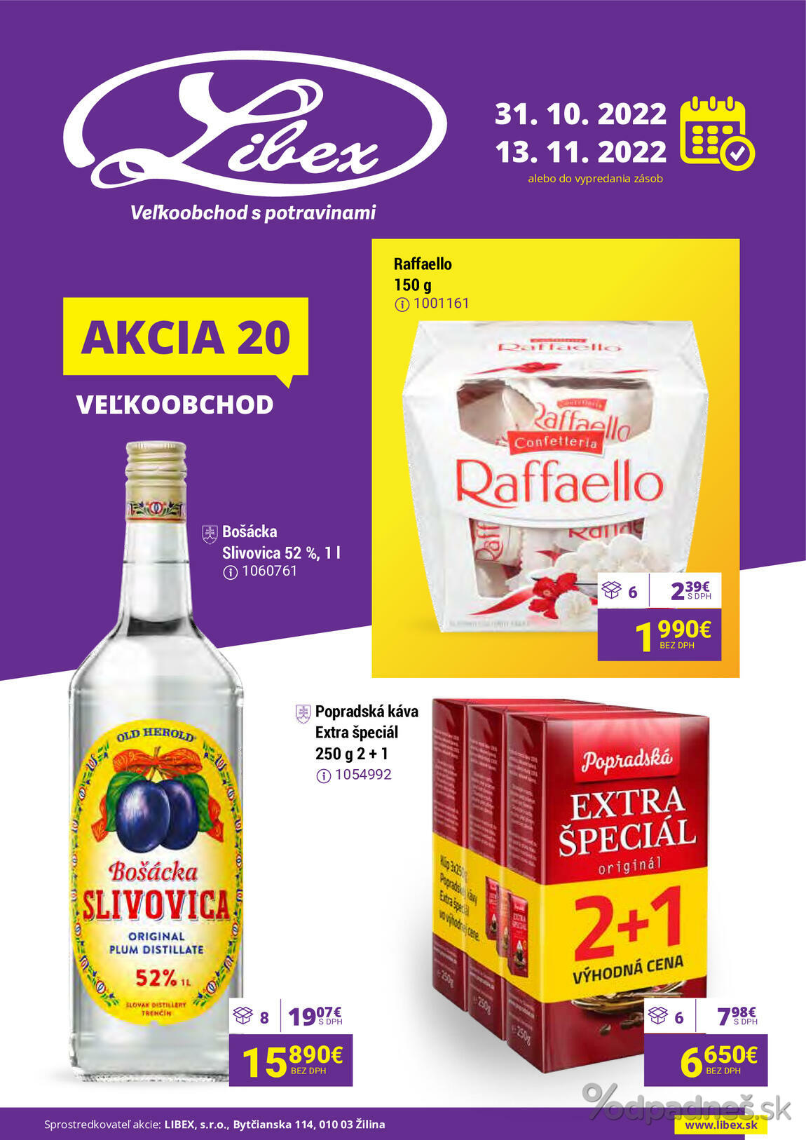 1. stránka Libex letáku