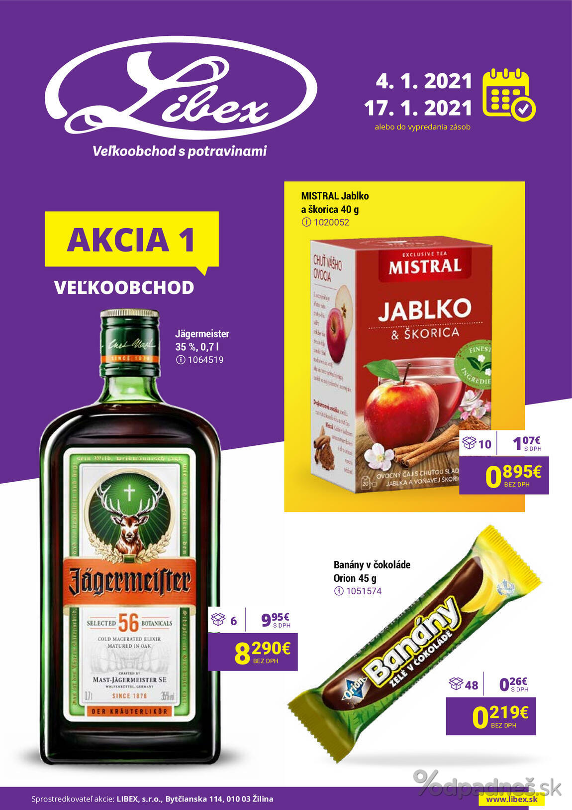 1. stránka Libex letáku