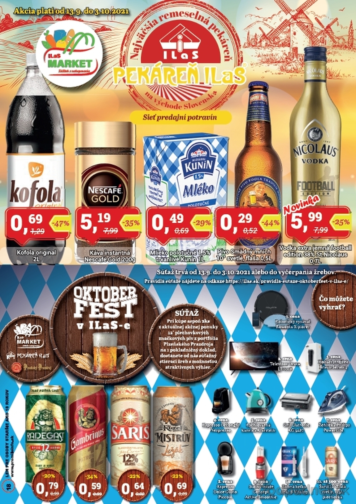 1. stránka Ilas letáku