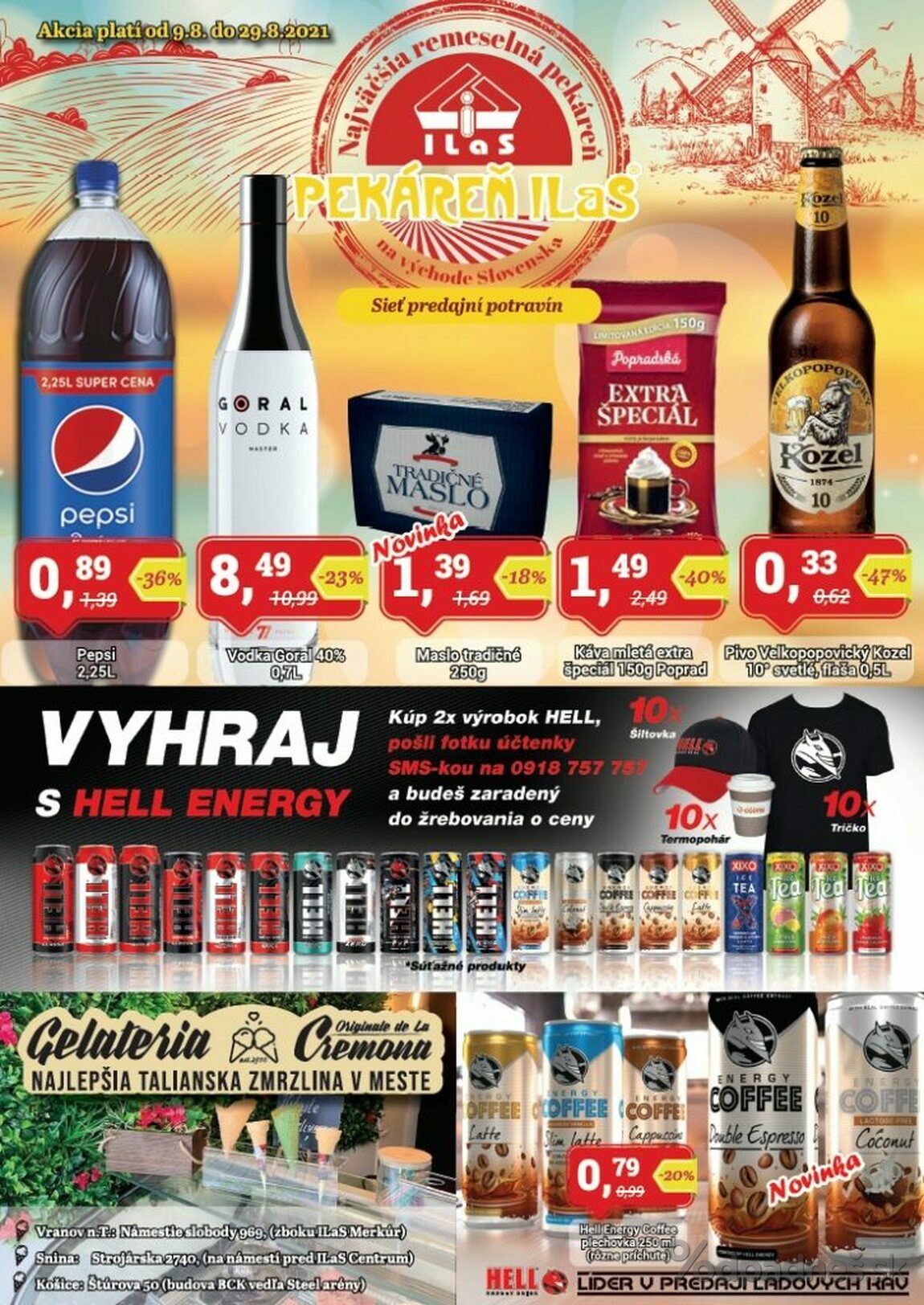 1. stránka Ilas letáku