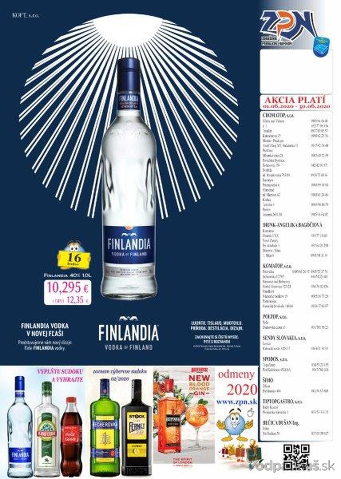 1. stránka Drinkvo letáku