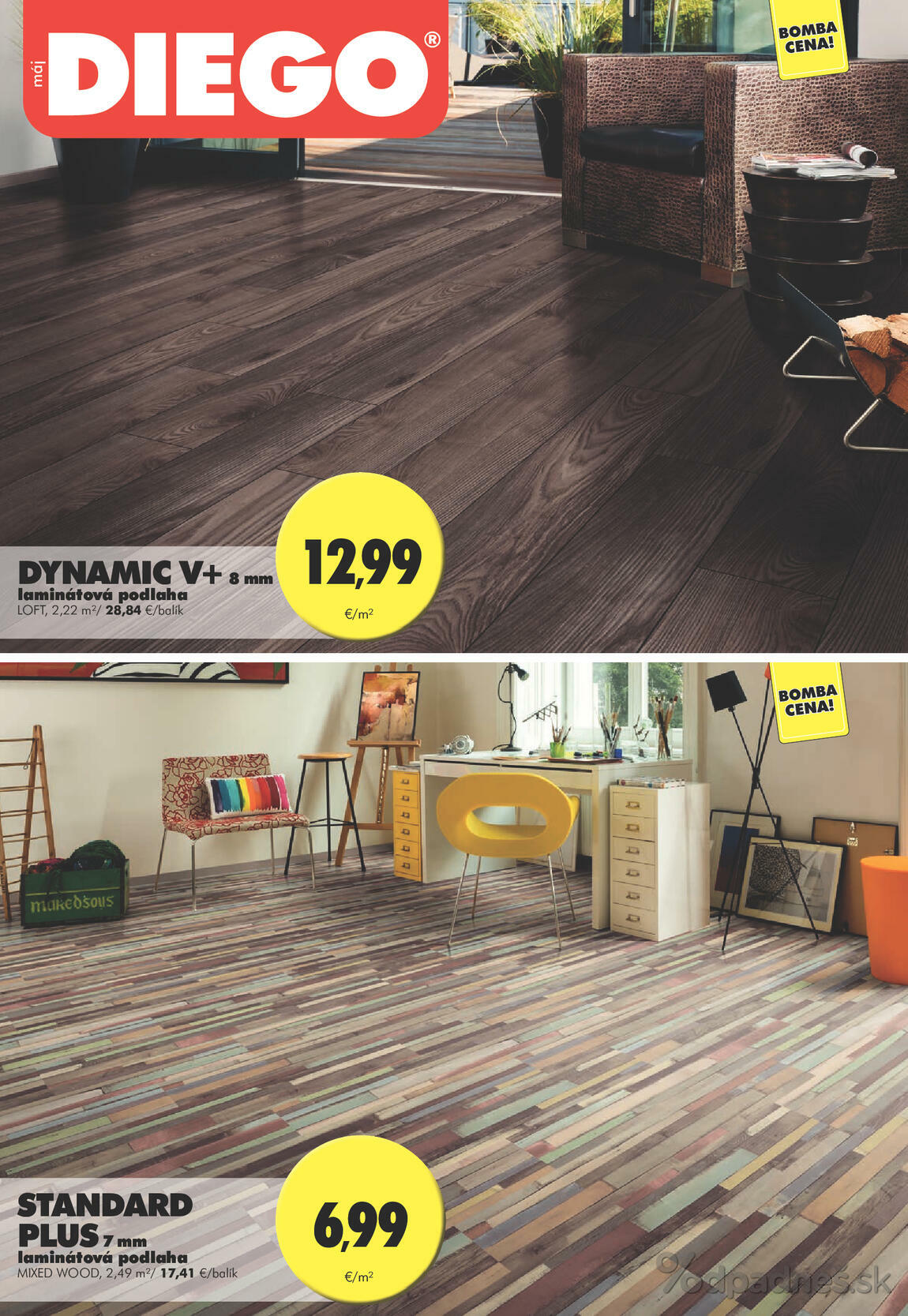 1. stránka Diego letáku