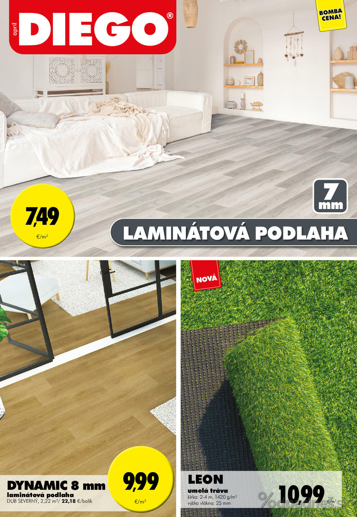1. stránka Diego letáku