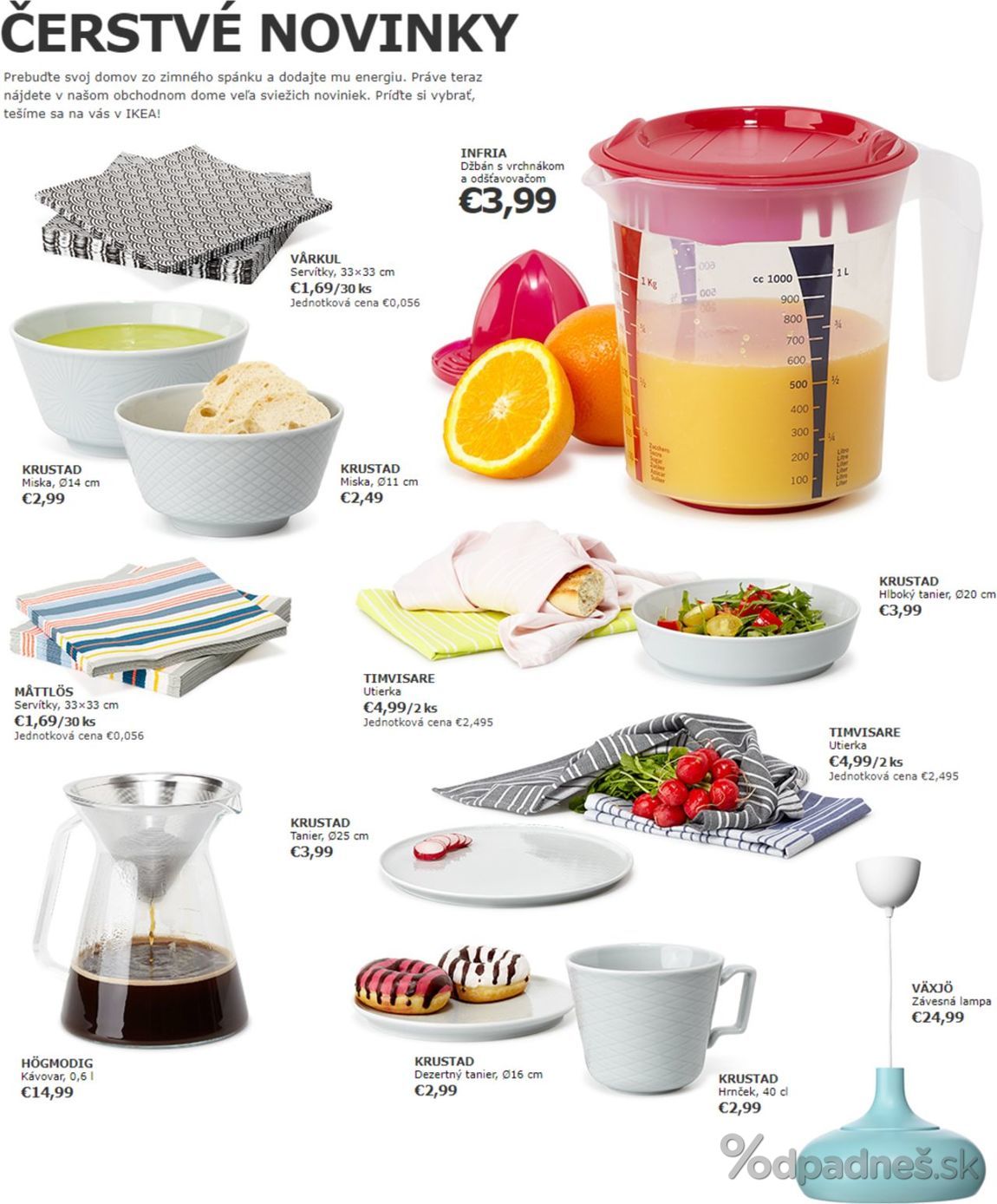 1. stránka Ikea letáku