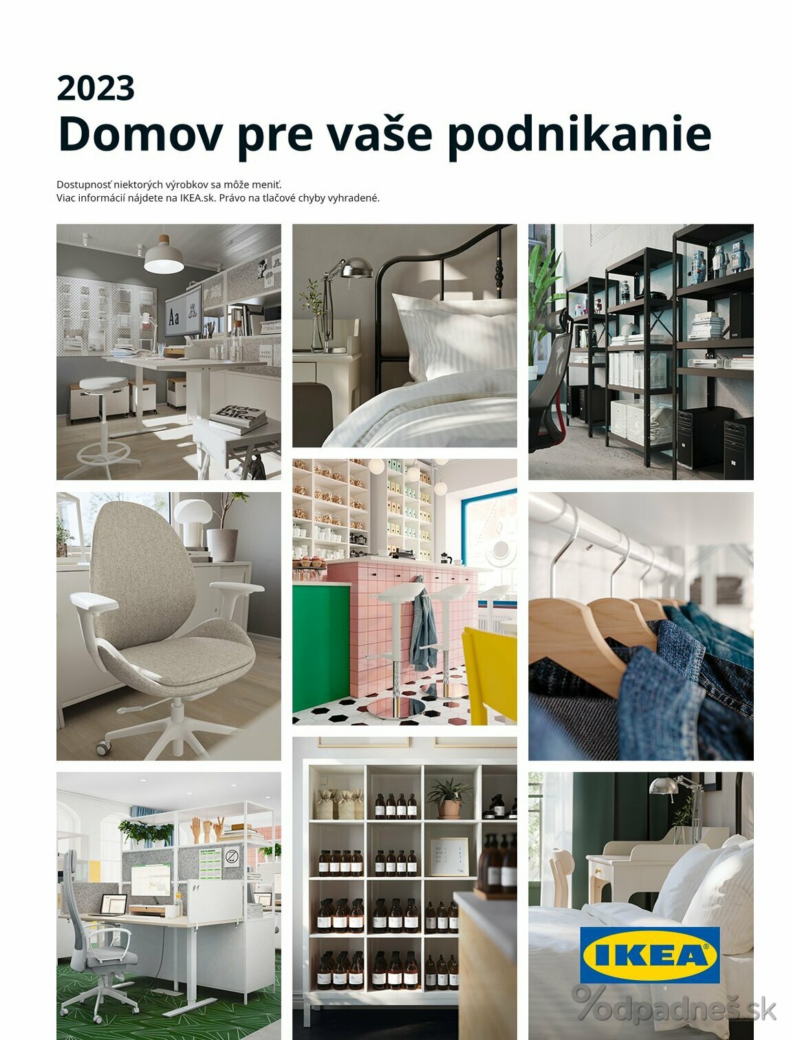 1. stránka Ikea letáku