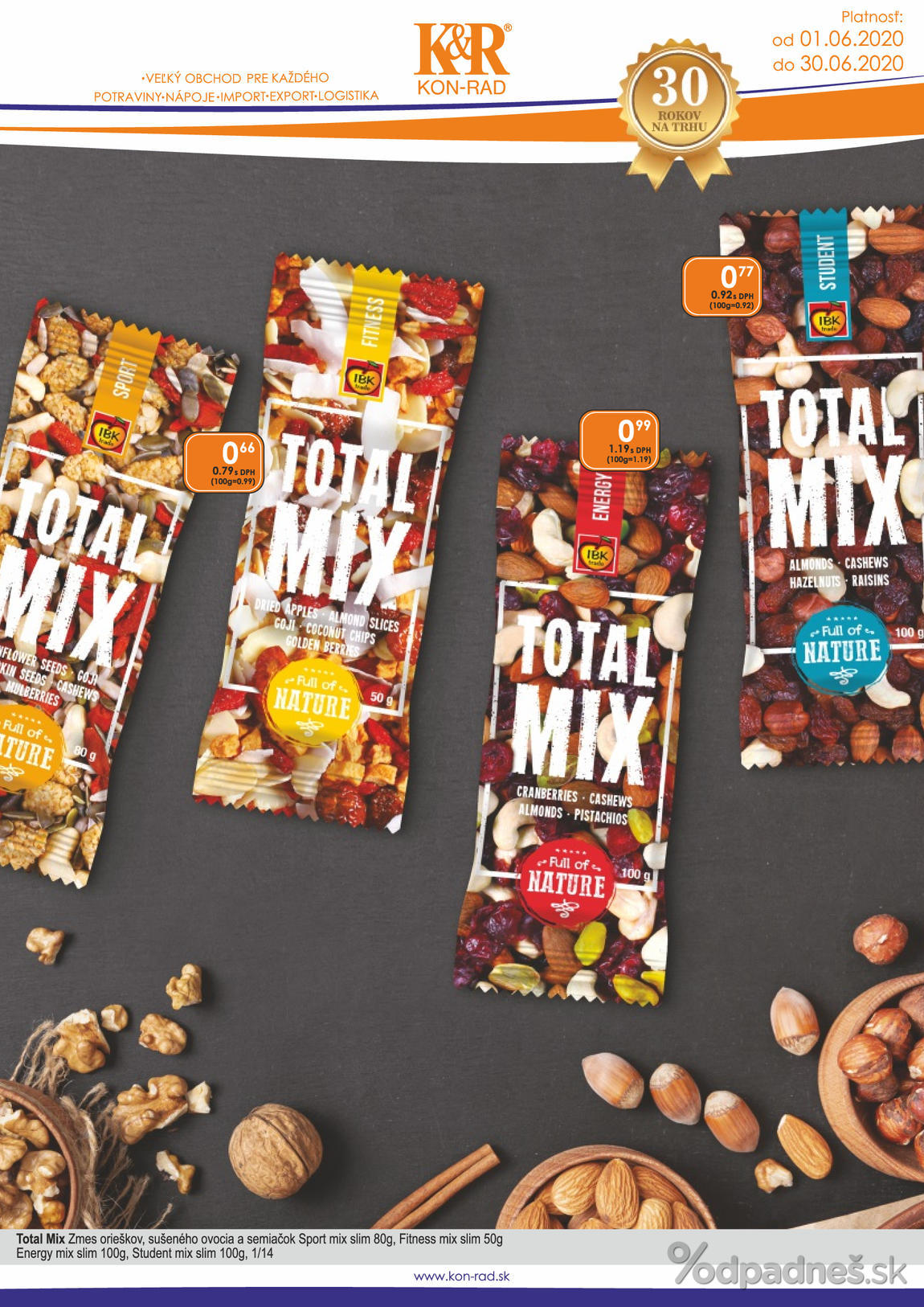 1. stránka KON - RAD letáku